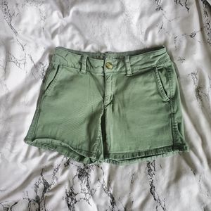 American Eagle Twill Midi Shorts Size 0